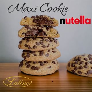 MAXI COOKIES RELLENA CON CREMA NUTELLA