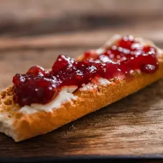 Tostada De Mermelada De Fresa 