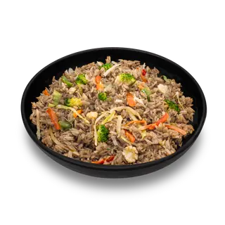 Arroz frito Vegano