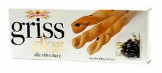 Грісіні Д`op З Чорними Оливками (100г)