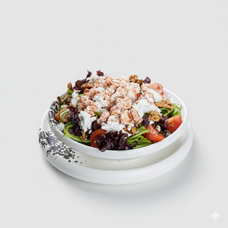 სალათი ყველით და მაშარაფით