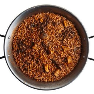 Arroz de rabo de toro con boletus