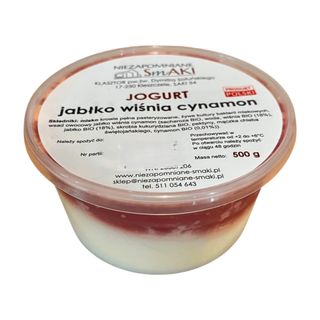 Jogurt jabłko-wiśnia-cynamon 500 ml