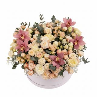 Квіти в коробці"Королівська грація"