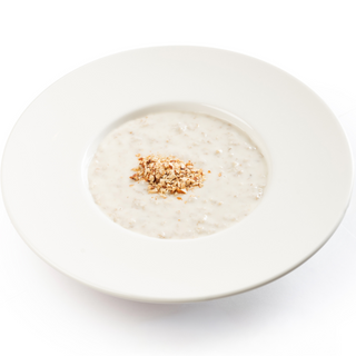 Каша овсяная с миндалем