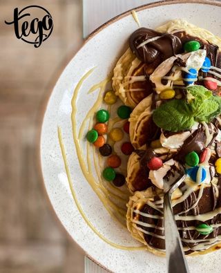 1.  Pancakes z Nutellą