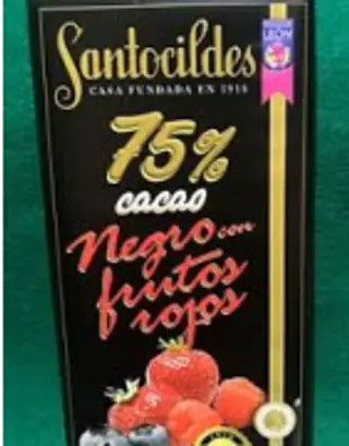 Chocolate 75% Negro con Frutos Rojos