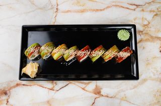 Рол із креветкою та вугрем (250/30/15/5г)