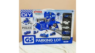 Полицейский паркинг в комплекте 5 металл машинок