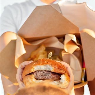 Il cucciolo box g e b con hamburger