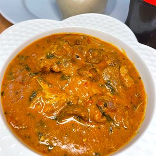 Ogbono Soup & small Beef