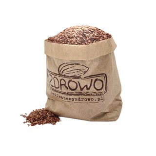 LEN BRĄZOWY SIEMIĘ LNIANE 500G