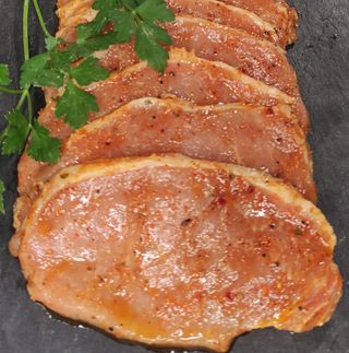 Lomo de Cerdo Adobado Elaboración Propia Bolsa vacío 500 Gr.