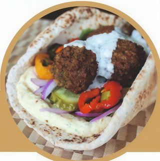Pita falafel