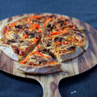 Pizza de presa ibérica 