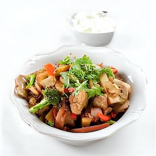 Fried Mixed Vegetable In Dry Pot