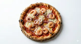 Pizza Gambas Mediana