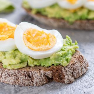 Barrita de aguacate y huevo cocido