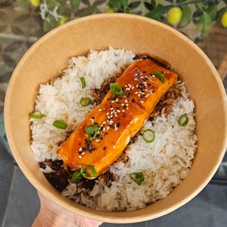 Salmón Teriyaki