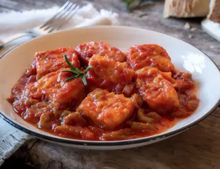 Mullaor de atún con tomate