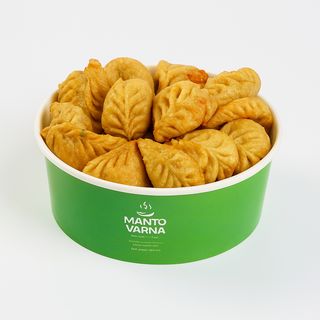 Жареные пельмени с джусаем (350 гр.)