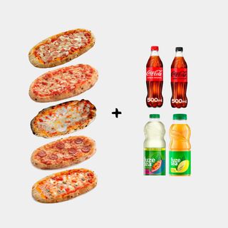 PACK PIZZELA + BEBIDA