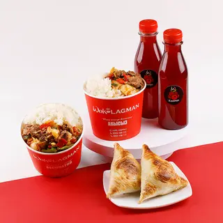 Комбо на двоих  Ган-Фан с мясом (920г)