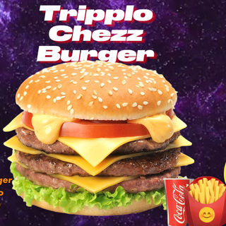 Triplo cheese burger