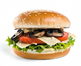 Doppio hamburger con doppio formaggio