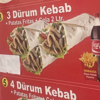 3. Menú 3 Durum Kebab