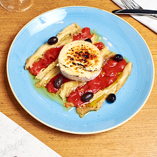 Escalivada hecha al carbón