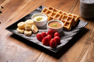 Waffle fondue