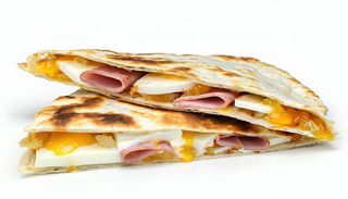 Piadina prosciutto cotto e mozzarella