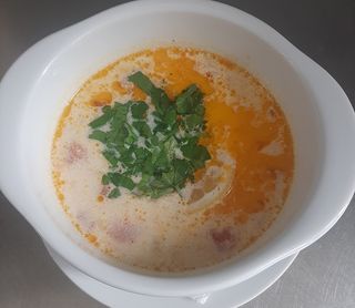 Суп вершковий з сьомгою(210гр)