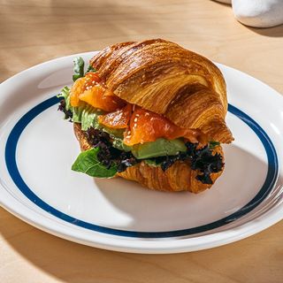 Croissant with Salmon