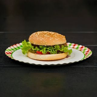 Rainbow Angus Hot Cheeseburger