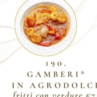 190 Gamberi agrodolce