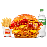 Menú Duo Bacon Cheddar - Doble Crispy Grande