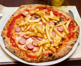 Viennese con patatine