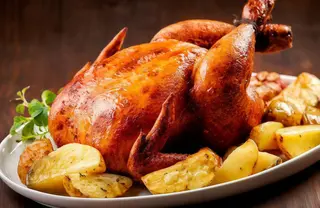 Pollo asado entero