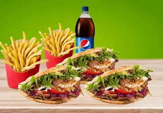Menú kebab (3 personas)