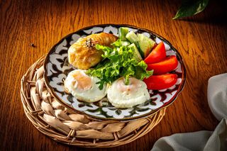 Глазунья с самсой