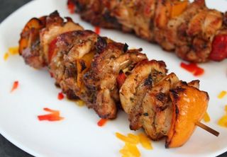 Szaszłyki drobiowe z grilla