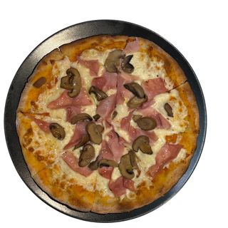 Pizza Jamón Y Champiñones