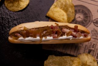 9 Montadito De Crema De Camember Y Bacon