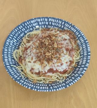 Spaguettis Boloñesa