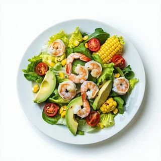 Insalata con gamberi
