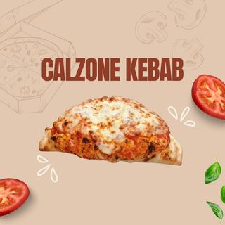 Pizza calzone kebab (28 cm.)