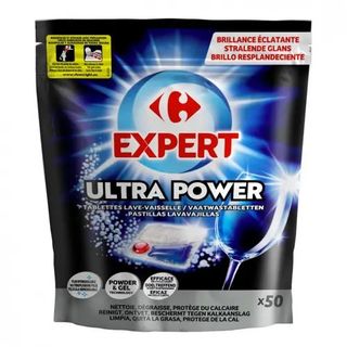 Lavavajillas Máquina Ultra Power Carrefour Expert 50 Càpsulas