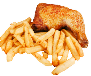Quarter Chicken and Chips